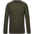 Heren Sweater Kariban BIO raglanmouwen Mossy Green